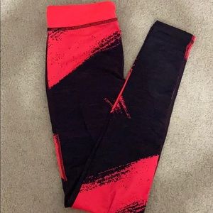 Pink workout leggings